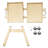 15.75" 2 Tier Tray Cart Trolley Collapsible Utility Cart Salon Storage Stand With Wheels