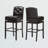Chareese Swivel Upholstered Faux Leather Counter Stool-328801873