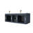 Swaneus 48'' Double Bathroom Vanity with Solid Surface Top