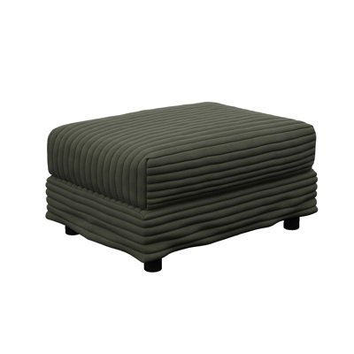 Plush Corduroy Ottoman For 2, 3, And 4 Seater Sofas, Multi-Functional And Comfortable For Various Spaces