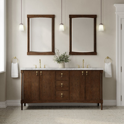 Kinnsden 72" W Double Vanity