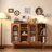 Multi-functional minimalist storage side cabinet