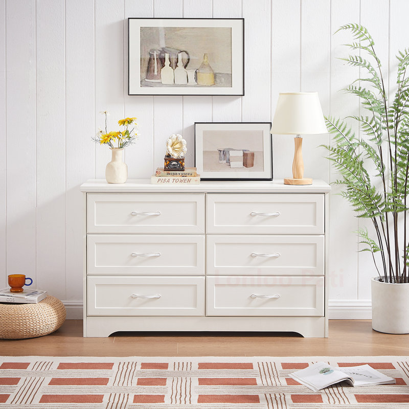 Commode de chambre polyvalente avec plusieurs tiroirs pour une organisation efficace, Blanc