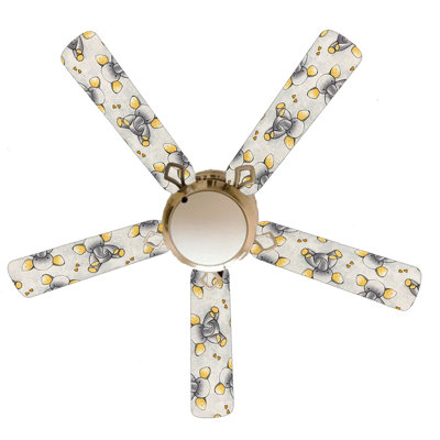 Ventilateur de plafond 5 pales 52 "