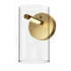 Maija Single Light Glass Dimmable LED Flush Mounted Sconce