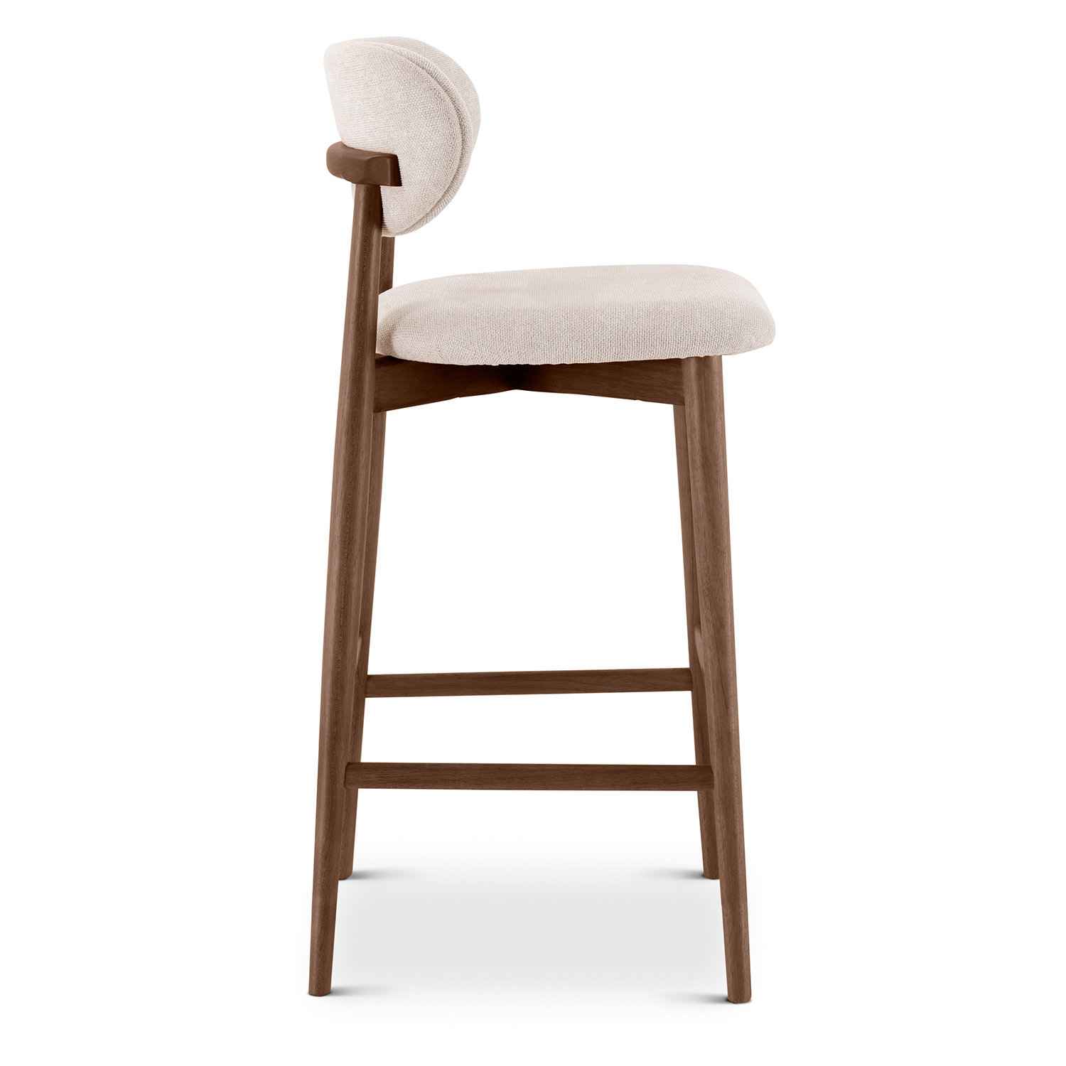 Jute Bar and Counter Stool, Bar Stool (30" Seat Height), Brown