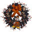 Disney Mickey Mouse 26-Inch Pre-Lit Halloween Wreath with 45 LED Lights, Orange and Black Decor