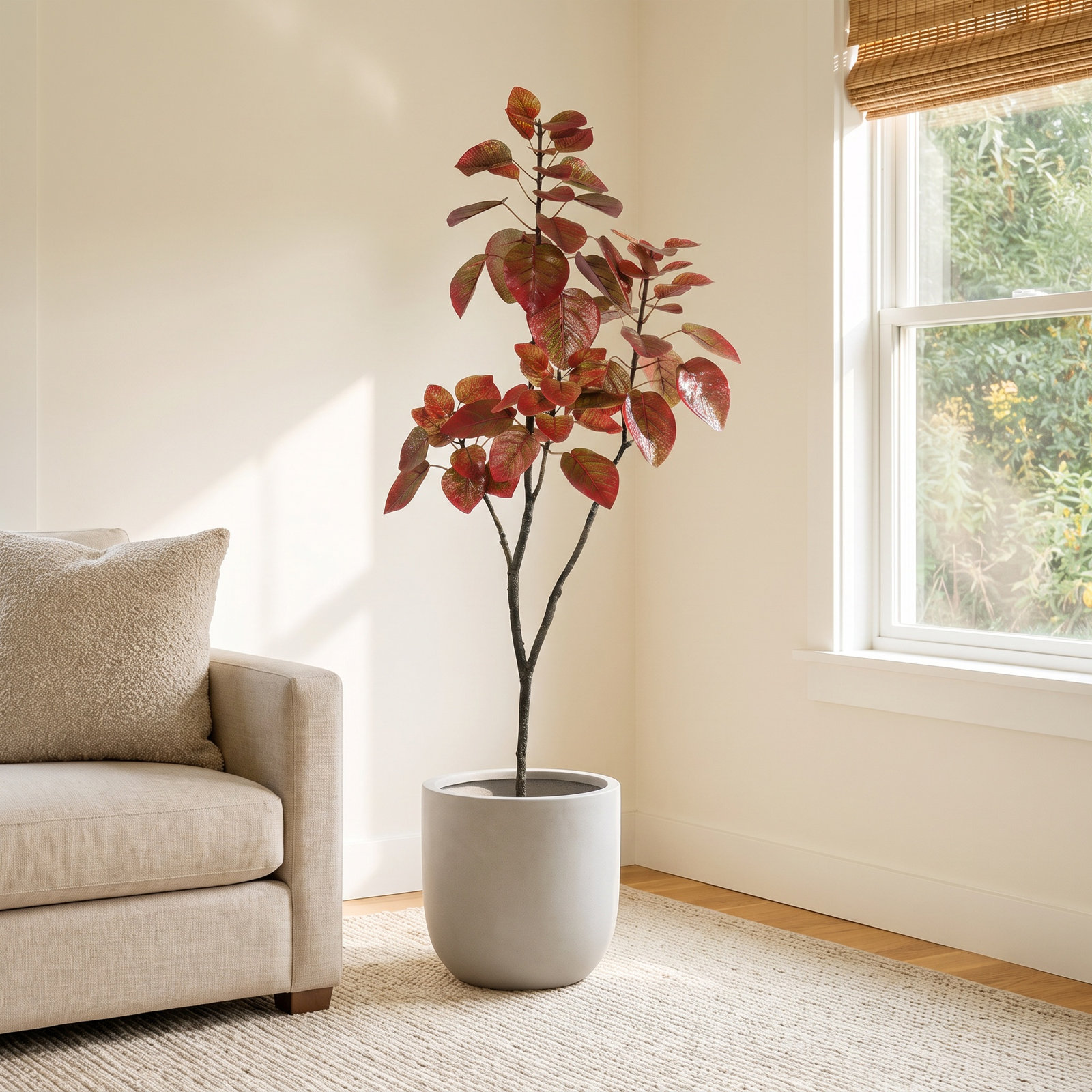 48" Cotinus Coggygria Branch, Red