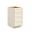 Meuble bas standard HOMEIBRO Cozy Design, en contreplaqué gris Shaker, prêt à assembler, 15 po L x 24 po P x 34,5 po H-66548912-66548918
