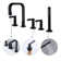 3 Handle Deck Roman Tub Faucet with Diverter