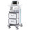 Chariot médical mobile à 3 niveaux avec 2 tiroirs et 1 plateau supérieur blanc, chariot de rangement à chariot avec matériau ABS, chariot roulant de laboratoire avec 4 roues silencieuses pour laboratoire, clinique, hôpital, salon, bureau