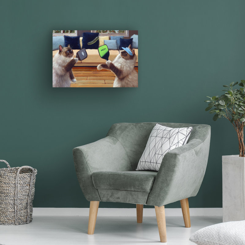 Art sur toile Lucia Heffernan, H 12 po x l 19 po x P 2 po