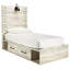Lit plateforme simple avec rangement Kalayiah