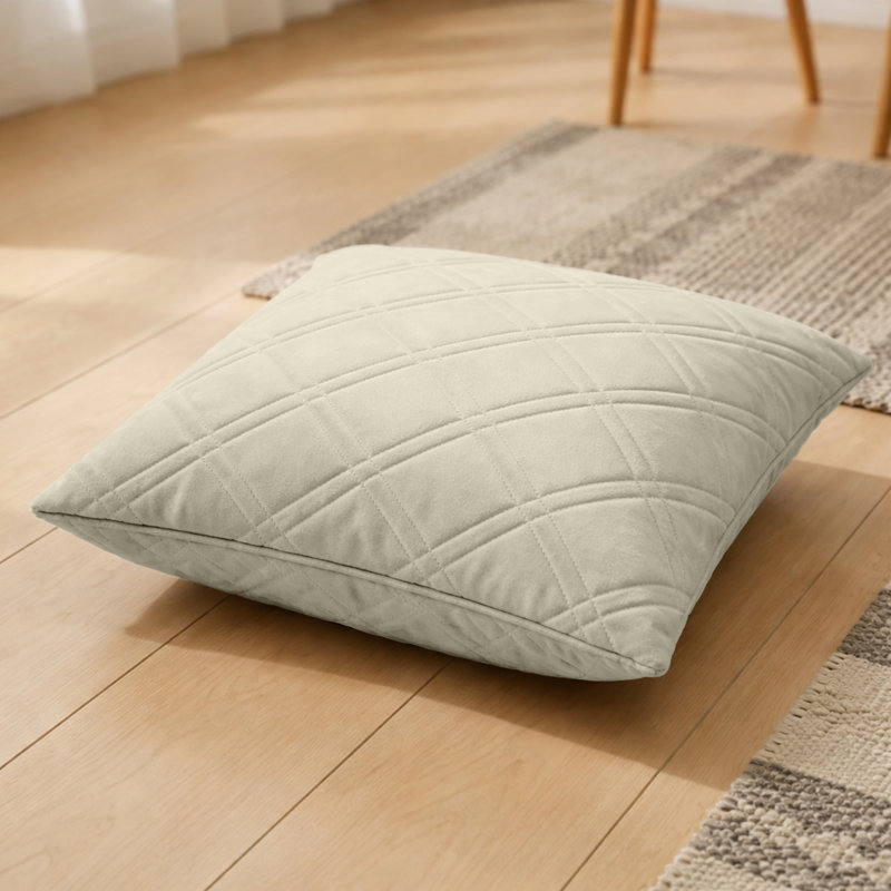 Square Cushion, Cream