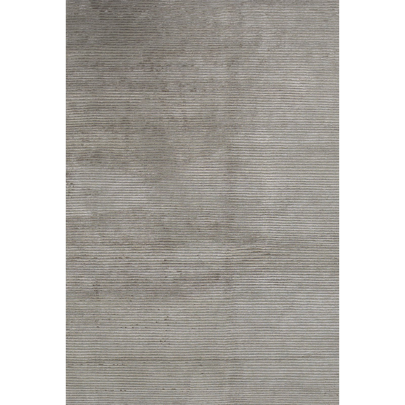 Tapis beige noué à la main de haute qualité, Rectangle 4 pi 11 po x 7 pi 8 po
