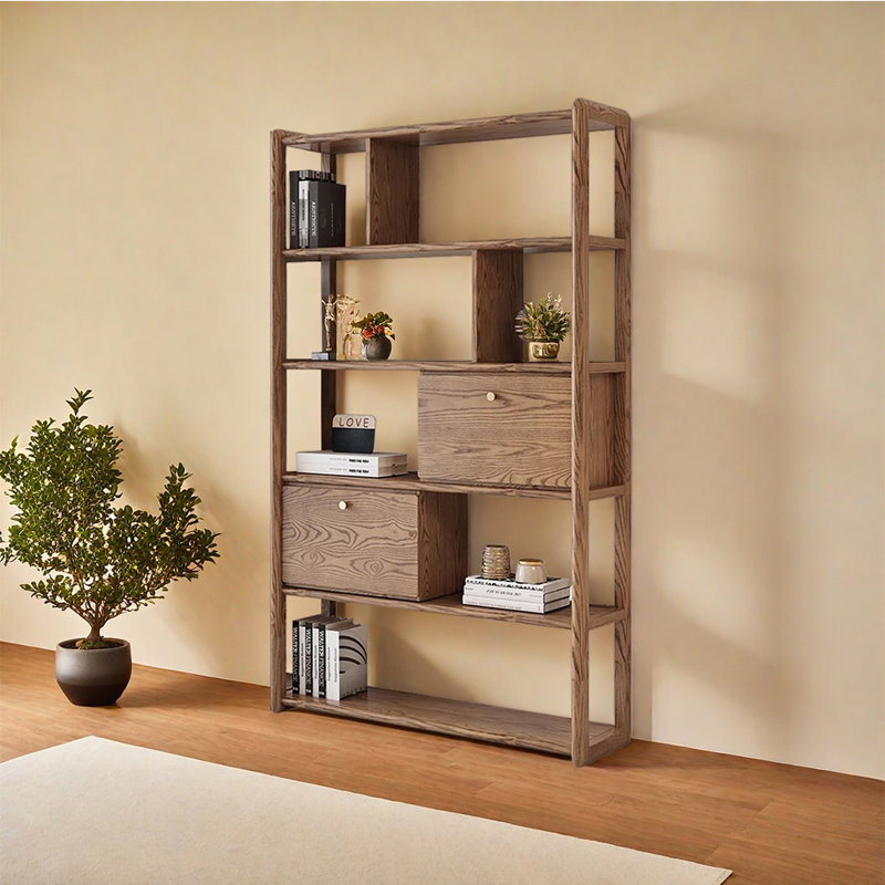 Bibliothèque de rangement style américain