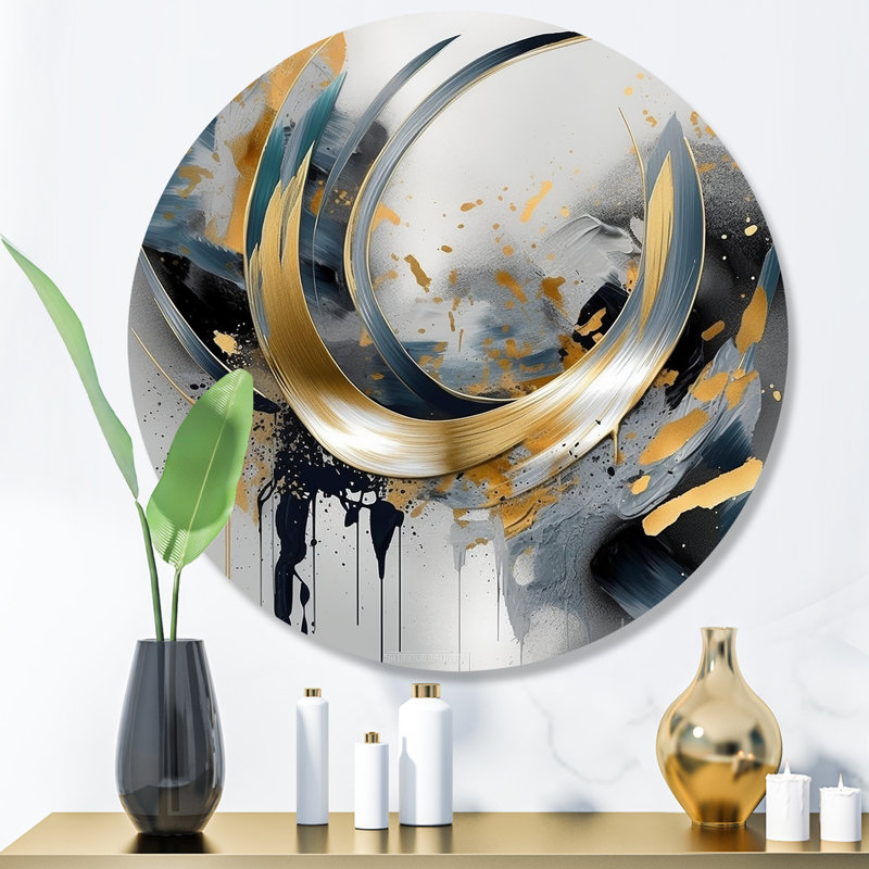 Doux couleurs marbrées abstraites IV - Décoration murale abstraite en métal marbré, H 16 po x l 16 po x P 1 po