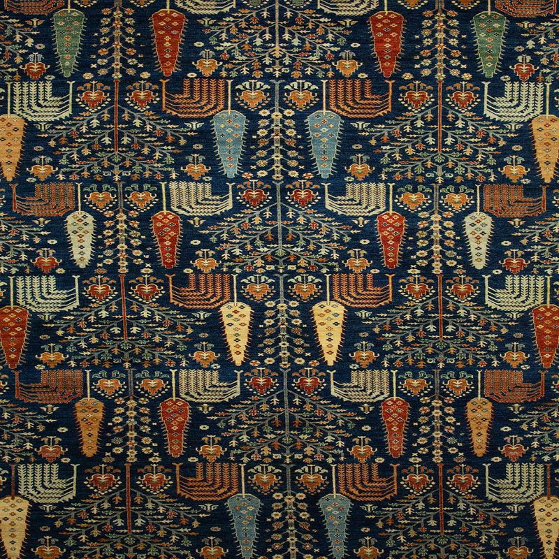 Abstract Indoor Rug, Square 7'