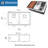 Pro Series 32'' L Double Bowl Stainless Steel Kitchen Sink