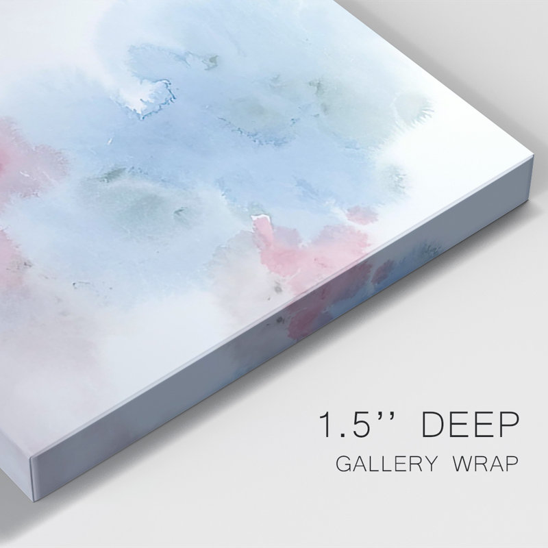 Liquide nuage II sur toile, H 18 po x l 12 po