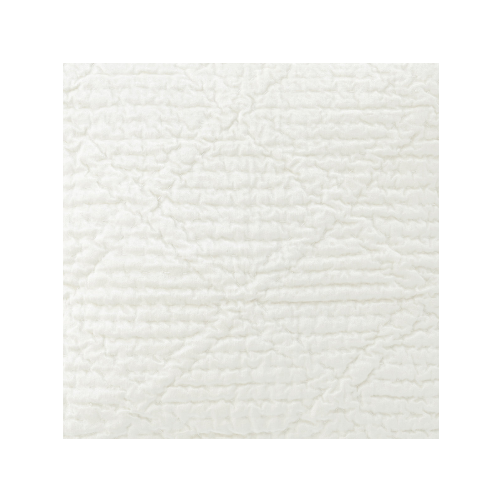 Parisienne Velvet Quilt, Dove White, King Quilt