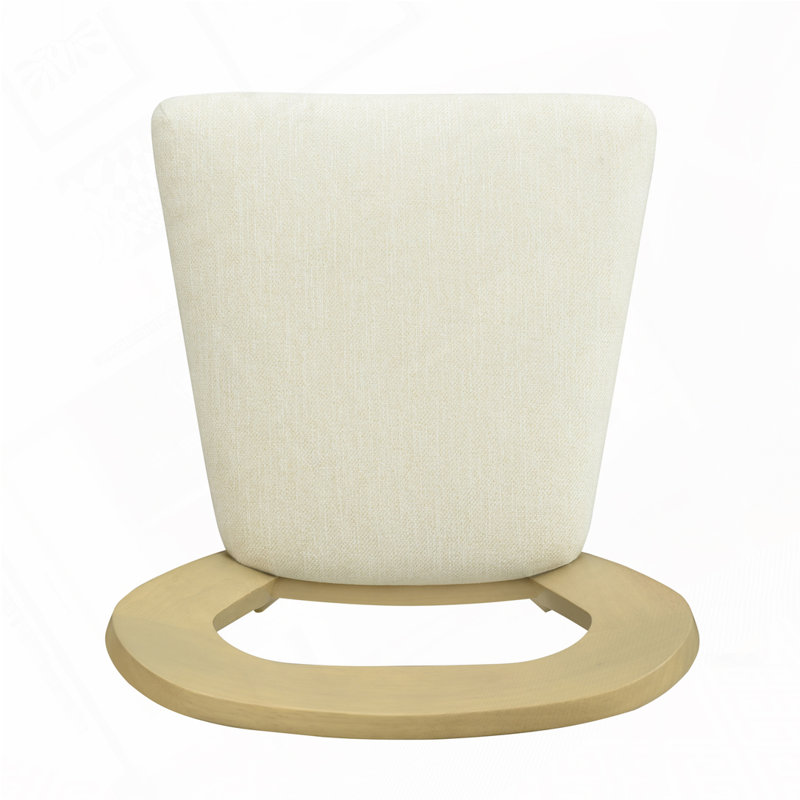 Tabouret de comptoir en bois massif, tabourets de bar, Bois de frêne naturel, Beige