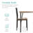 Alecsis 4 - Person Four Leg Dining Set-585864060