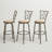 Basche Swivel Adjustable Height Bar Stool