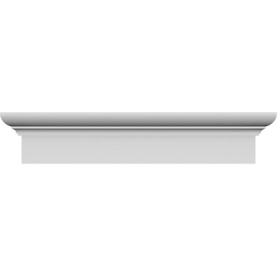 Endurathane Strickland Crosshead, 151" Bottom Width x 155 3/4" Top Width x 6 1/4"H x 1 3/4"P, Factory Primed