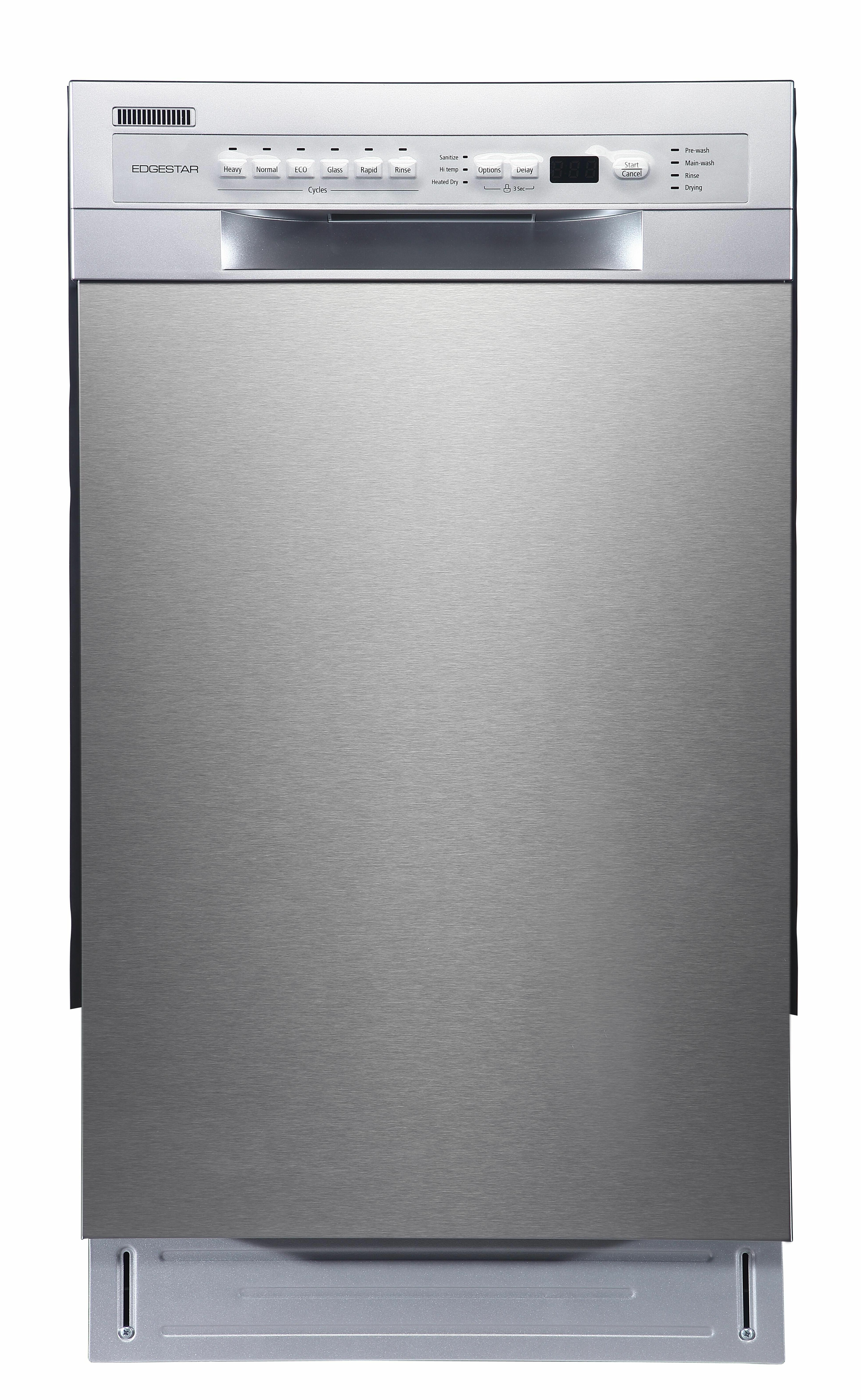 EdgeStar 18 52 dBA Built-In Full Console Dishwasher & Reviews