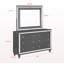 Commode de rangement traditionnelle 6 tiroirs 1Pc