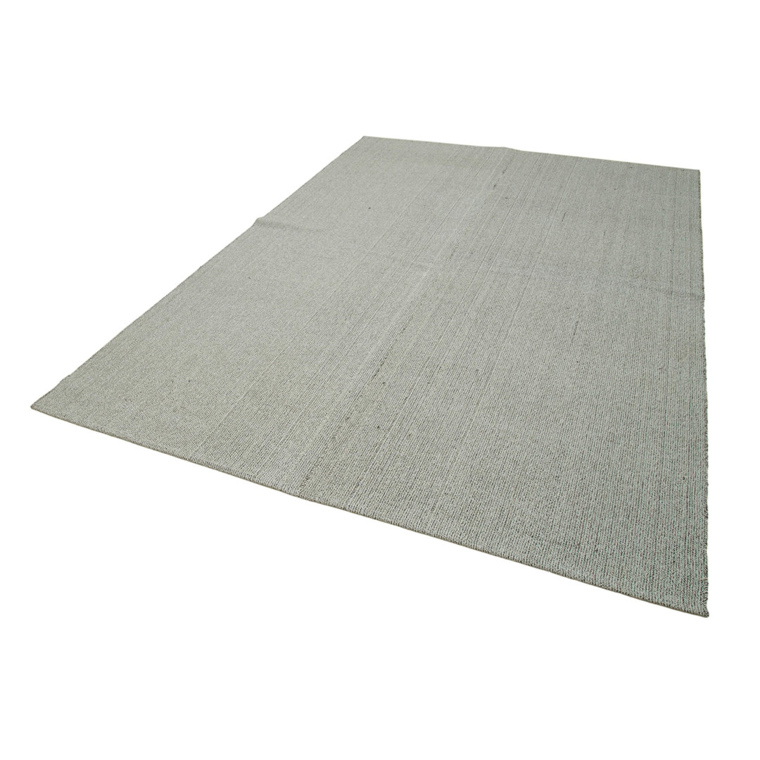 Vintage Flatweave Beige Vintage Wool Handmade Area Rug