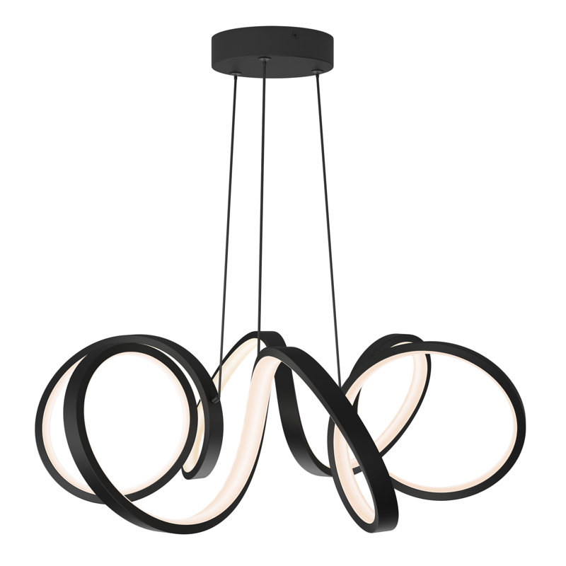 - Light LED Sphere Pendant, Black