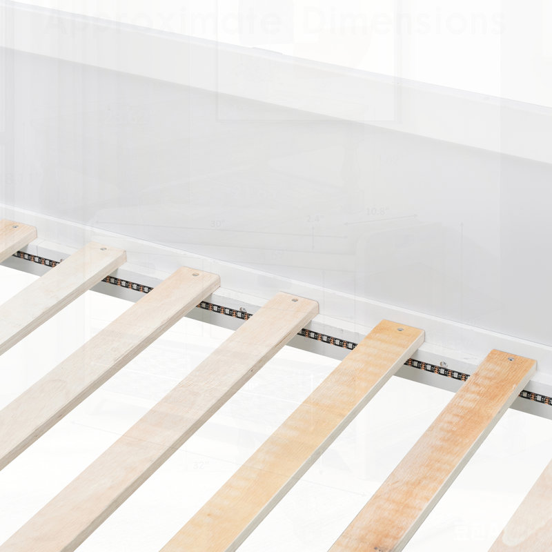 Lit superposé innovant avec tablette intégrée et éclairage à DEL, parfait pour les chambres modernes et peu encombrantes.