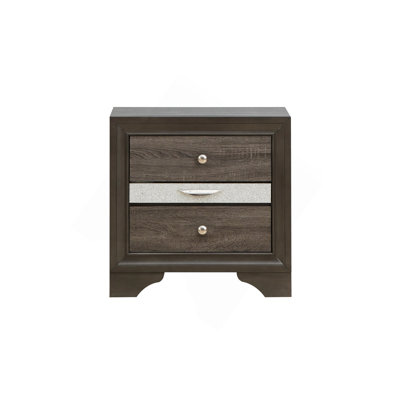 Table de chevet Madrid G02305-N, gris