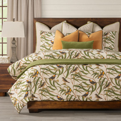 Bird Print Duvet Cover & Insert Set