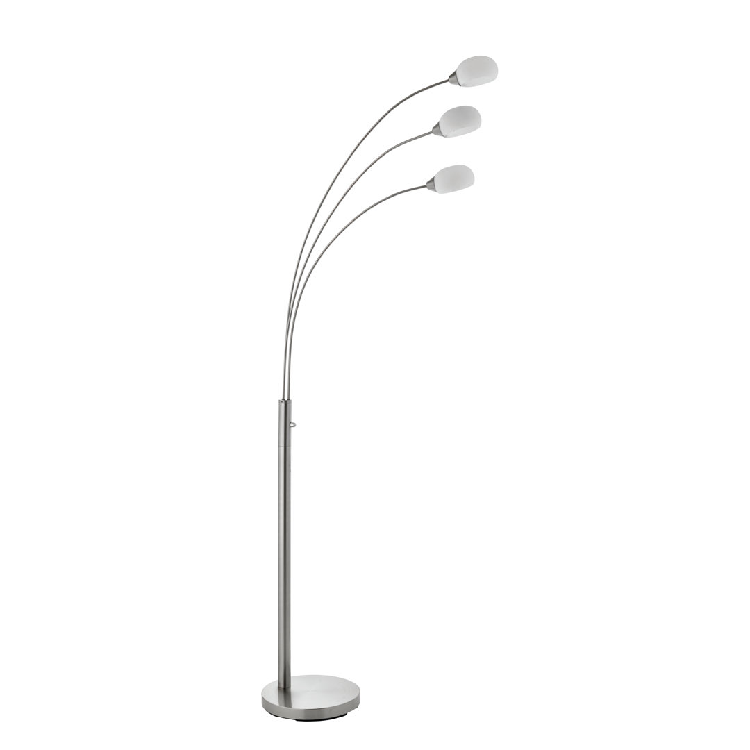 Eisenbarth 180cm Satin Nickel LED Tree Floor Lamp