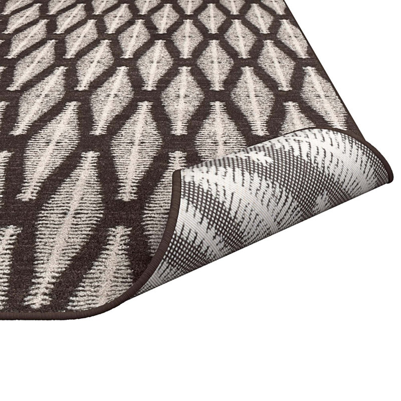 Khylar Viscose Geometric Rug