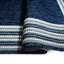 Tapis bleu marine / ivoire Nicole Miller-67637713