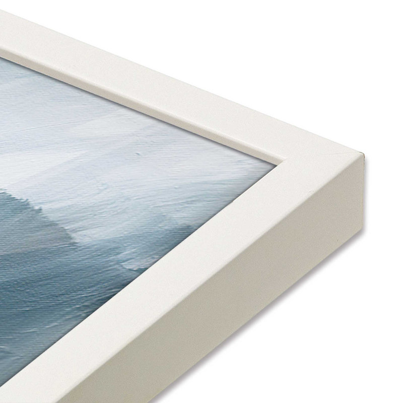 «Where the Water plombs I print», H 12 po x l 15 po, Blanc opaque