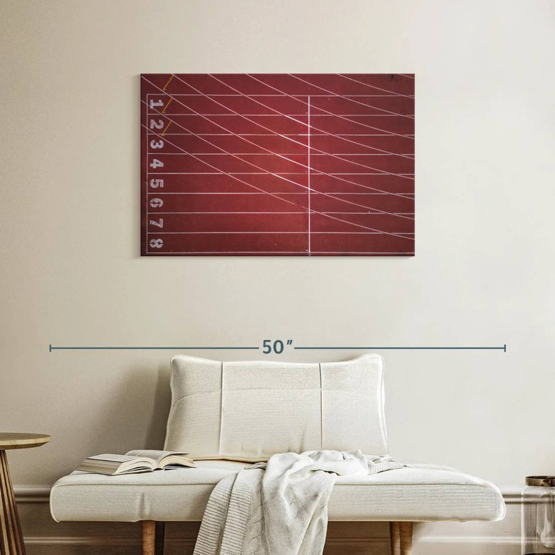 Sireci Empty Track And Field, 24" H x 36" W