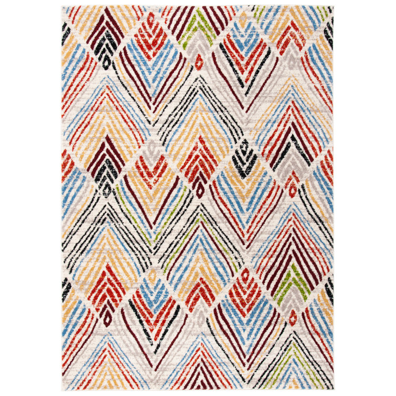 Adgie Performance Southwestern Rug, Rectangle 3' x 5'