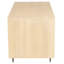 Bureau Sampson avec tiroirs au fini naturel vieilli contemporain sur bois massif