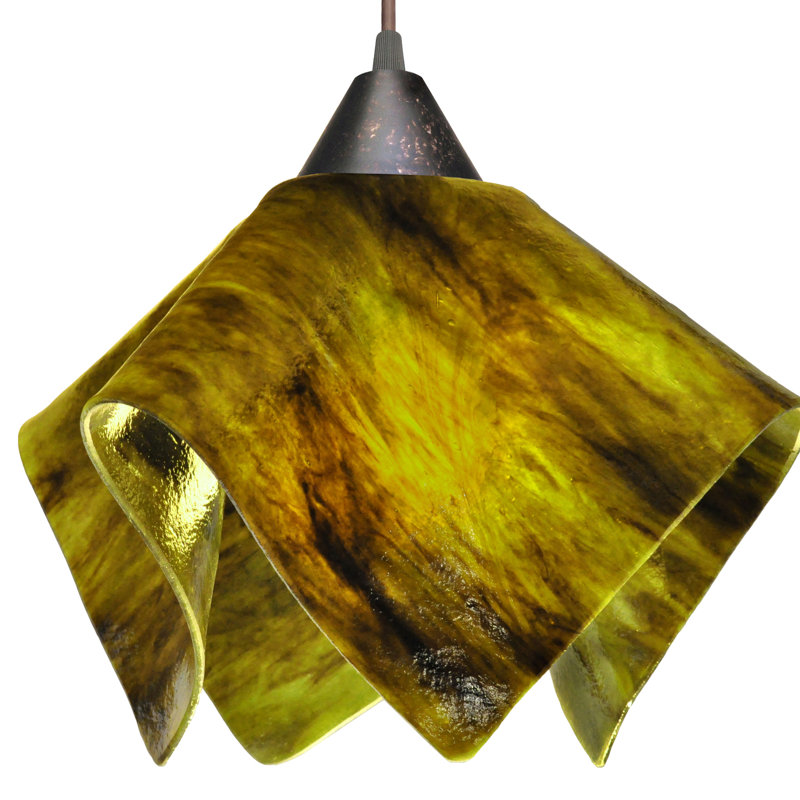 Luminaire suspendu Amergin, Grand, Nickel, Écorce