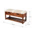 Banc de rangement en bois massif Vienna-821880356