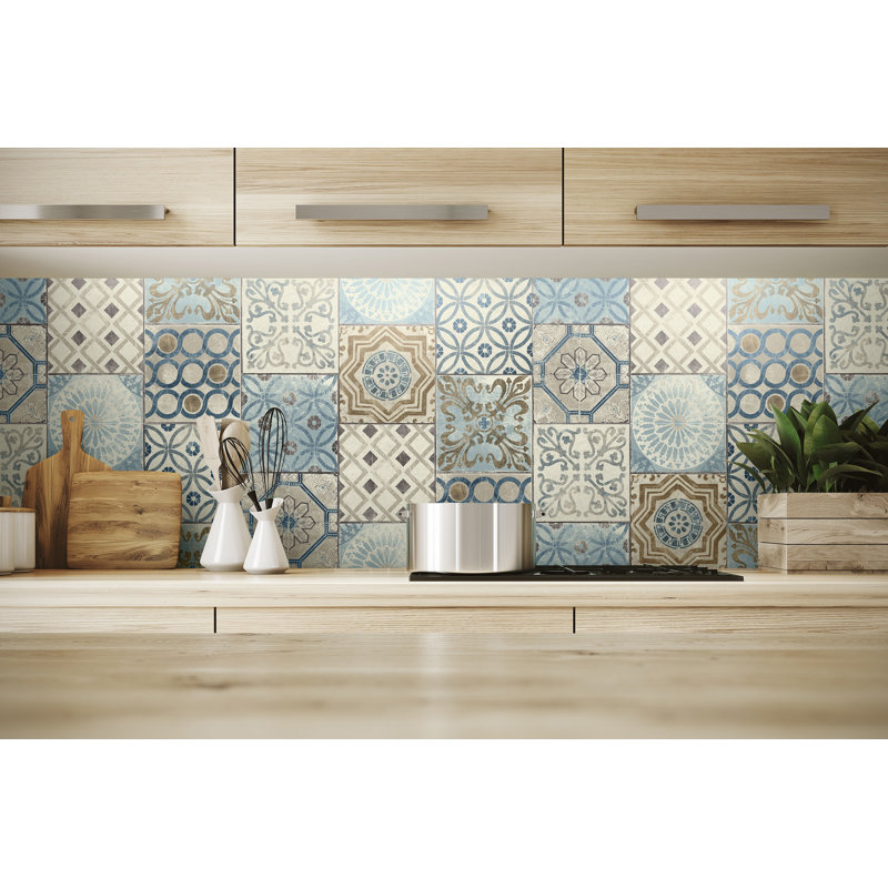 Moroccan Faux Tile Peel And Stick Wallpaper