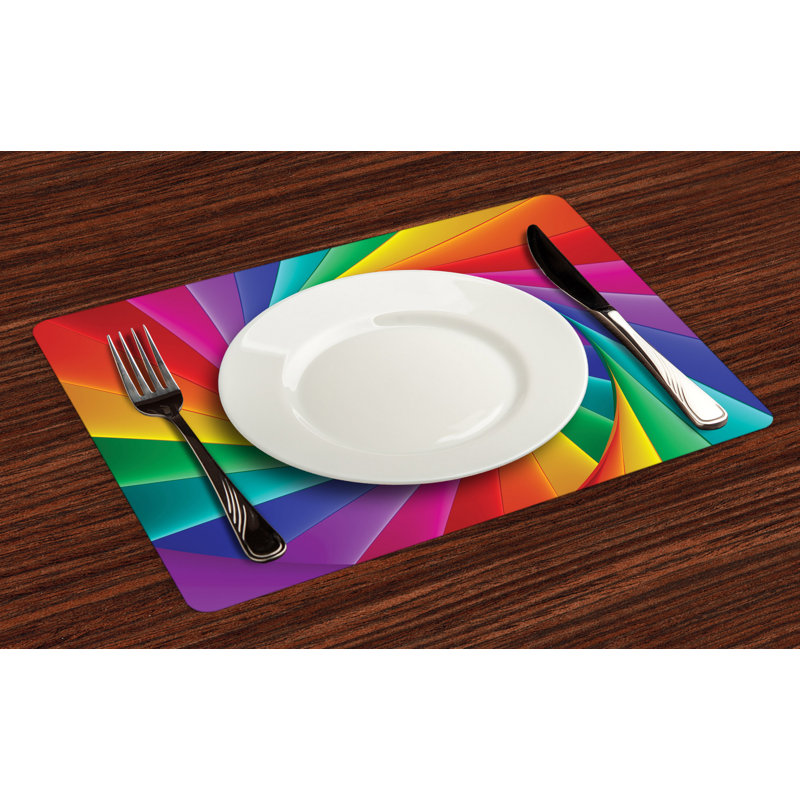 Ashyr Art Vivid Swirl Placemat
