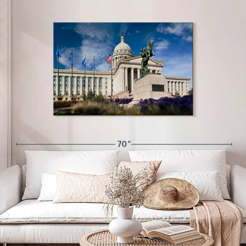 Rorry Oklahoma State Capitol, 30" H x 45" W