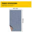 Tapis marin gris de 6 pi x 13,1 pi Tapis de bateau pour l'extérieur Patio
