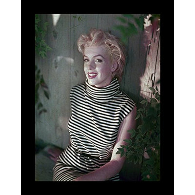 Marilyn Monroe Feeling Striped - reproduction de photo sur papier